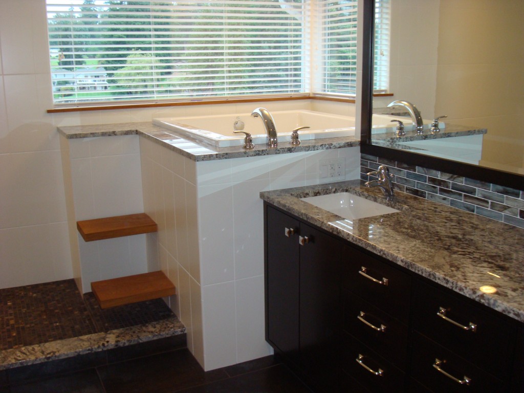 bathroom-granite slab woodinville wa