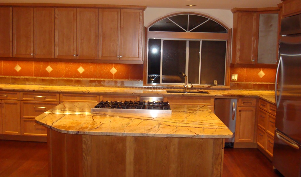 brown-granite-kitchen remodel seattle bellevue